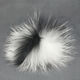 Lana Grossa Bont Pompon Finnraccoon | 701-wit/zwart