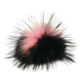 Lana Grossa Bont Pompon Finnraccoon | 702-felroze/zwart