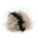 Lana Grossa Bont Pompon Finnraccoon | 703-beige/zwart