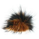 Lana Grossa Bont Pompon Finnraccoon | 704-ree bruin/zwart