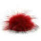 Lana Grossa Bont Pompon Finnraccoon | 111-rood/zwart