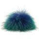 Lana Grossa Bont Pompon Finnraccoon | 138-kobalt/petrol