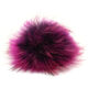 Lana Grossa Bont Pompon Finnraccoon | 141-paars/felroze