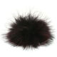 Lana Grossa Bont Pompon Finnraccoon | 149-zwart/rood