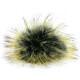 Lana Grossa Bont Pompon Finnraccoon | 135-zwart/kiwi
