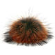 Lana Grossa Bont Pompon Finnraccoon | 142-zwart/koper