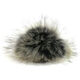 Lana Grossa Bont Pompon Finnraccoon | 145-zwart/grijs