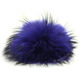 Lana Grossa Bont Pompon Finnraccoon | 126-kobalt