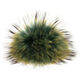 Lana Grossa Bont Pompon Finnraccoon | 502-smaragd/zand