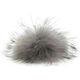 Lana Grossa Bont Pompon Finnraccoon | 117-ijs grijs