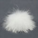 Lana Grossa Bont Pompon Finnraccoon | 128-wit