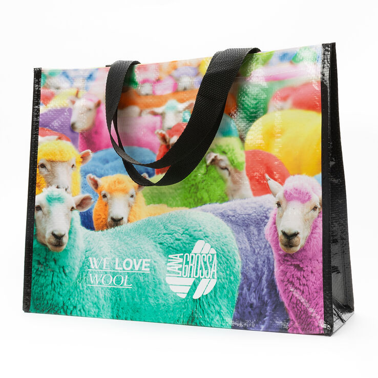 Lana Grossa Shopping bag WE LOVE WOOL (klein) | 01