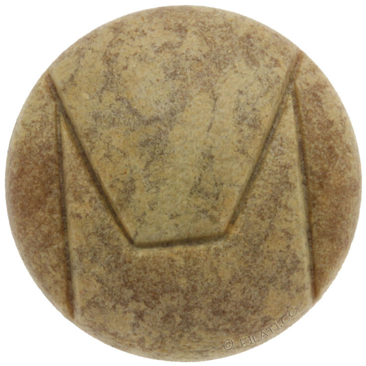 Budke Knop met oogje hout 25mm | 868-natuur