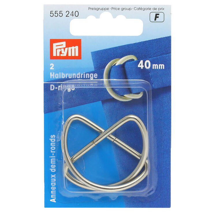 Prym D-Ring 40mm | 240-zilver