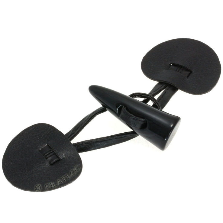 Lana Grossa Toggle sluiting 417711/15cm | 711-zwart