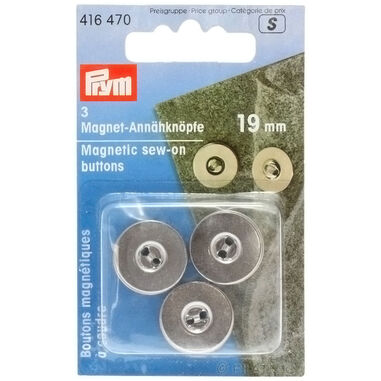 Magneet-knopen te naaien 19mm