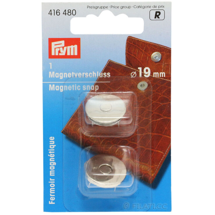 Prym Magneetsluiting 19mm | 480-zilver