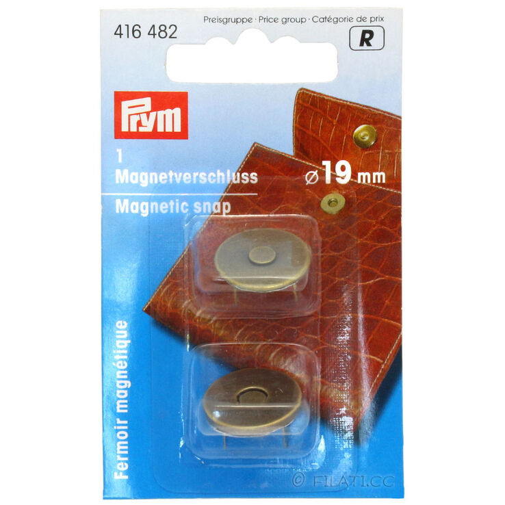 Prym Magneetsluiting 416482/19mm | 482-oud goud