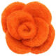 Lana Grossa Kleine vilten roos 12333/40mm | 06-oranje