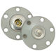 Union Knopf Drukknop 25mm | 74-licht grijs