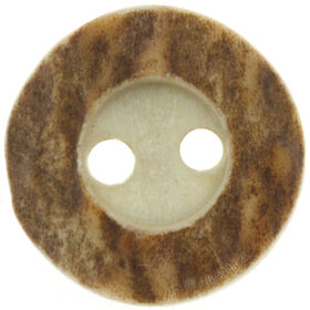 Lana Grossa Hert hoorn knop 2-gaats 25mm