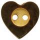 Union Knopf Knop beierse hart 2-gaats 12mm | 20-bruin