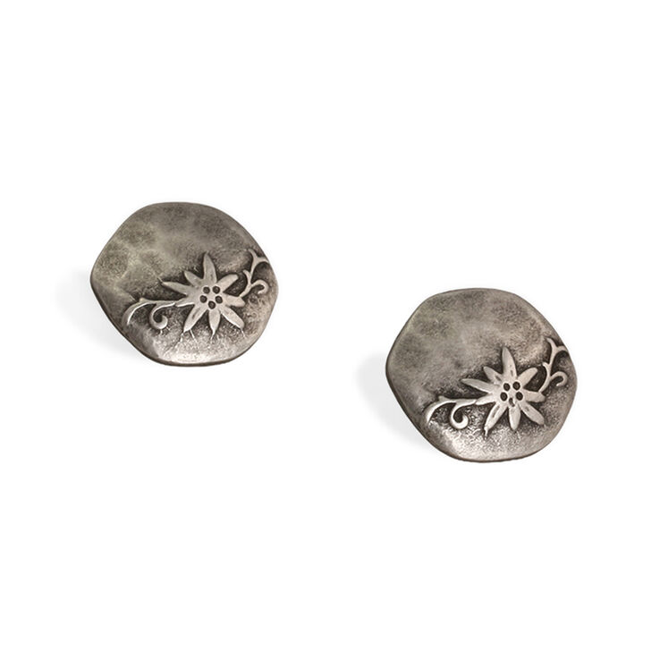 Union Knopf Metalen knoop met oogje, 23 mm | 83-oud zilver