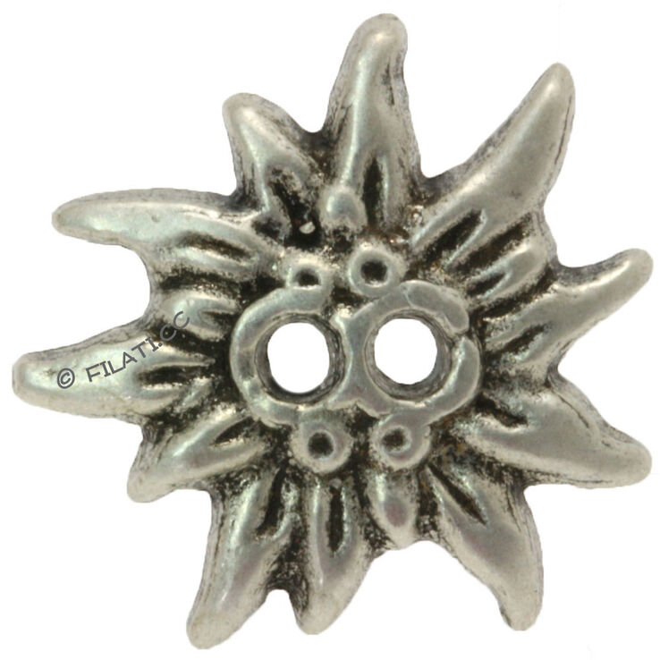 Union Knopf Knop 2-gaats 20mm | 83-zilver