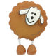 Union Knopf Knop met oogje 18mm | 020-bruin