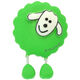 Union Knopf Knop met oogje 18mm | 026-groen