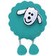 Union Knopf Knop met oogje 18mm | 032-turkoois blauw