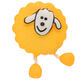 Union Knopf Knop met oogje 18mm | 038-geel