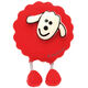 Union Knopf Knop met oogje 18mm | 048-rood