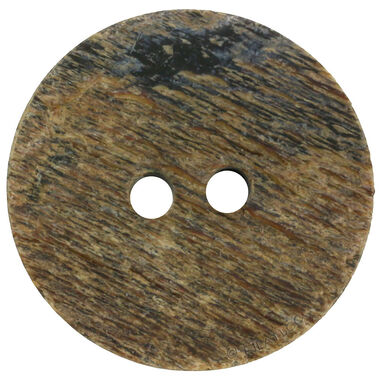 Dierhorn knop 2-gaats 30mm