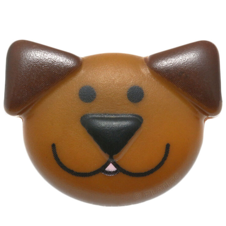 Union Knopf Knoop met oogje 20mm | 20-bruin