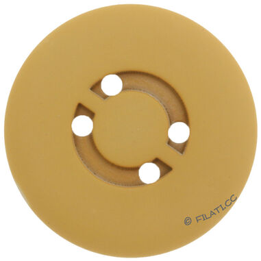 Knop 4-gaats 25mm