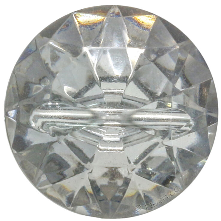 Union Knopf Knop met oogje 22mm | 10-Diamant imitatie
