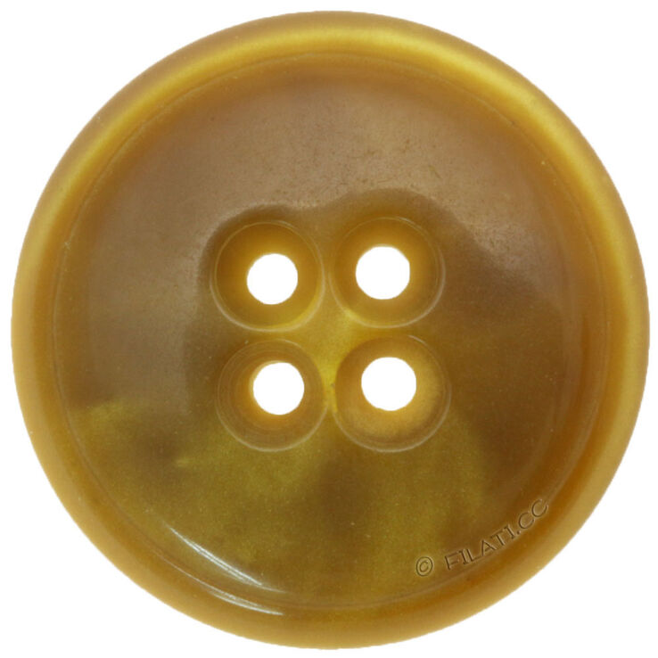 Lana Grossa Kunststof knop 4-gaats 25mm | 40-geel/beige gemêleerd