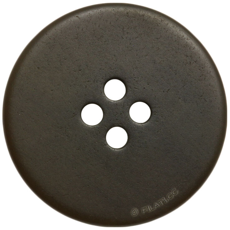 Union Knopf Knoop 4-gaats 20mm | 20-donker bruin