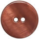 Union Knopf Knoop 2-gaats parelmoer 15mm | 22-roodbruin