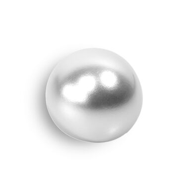 Parel met oogje wit 10mm 