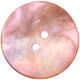 Union Knopf Knoop 2-gaats paarlemoer 28mm | 46-rose