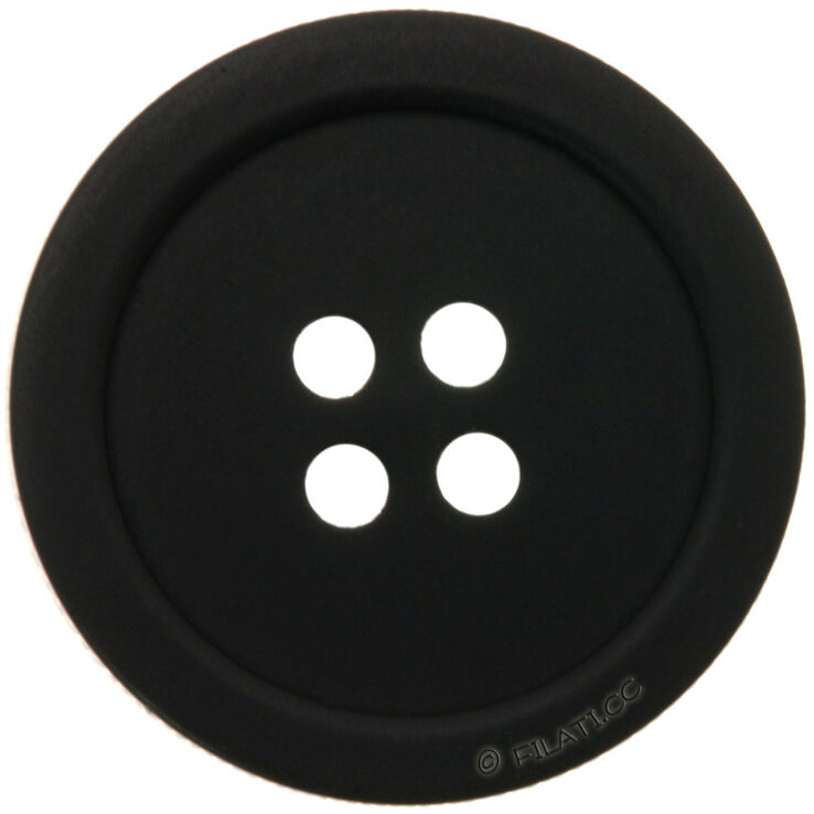 Lana Grossa UNION KNOPF 46943/18mm | 80-zwart