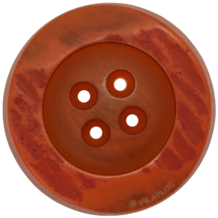 Union Knopf Knoop 4-gaats 38mm | 44-roodbruin