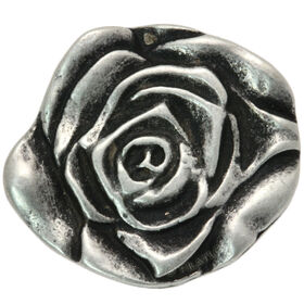 Lana Grossa Knop met oogje verzilverd 23mm