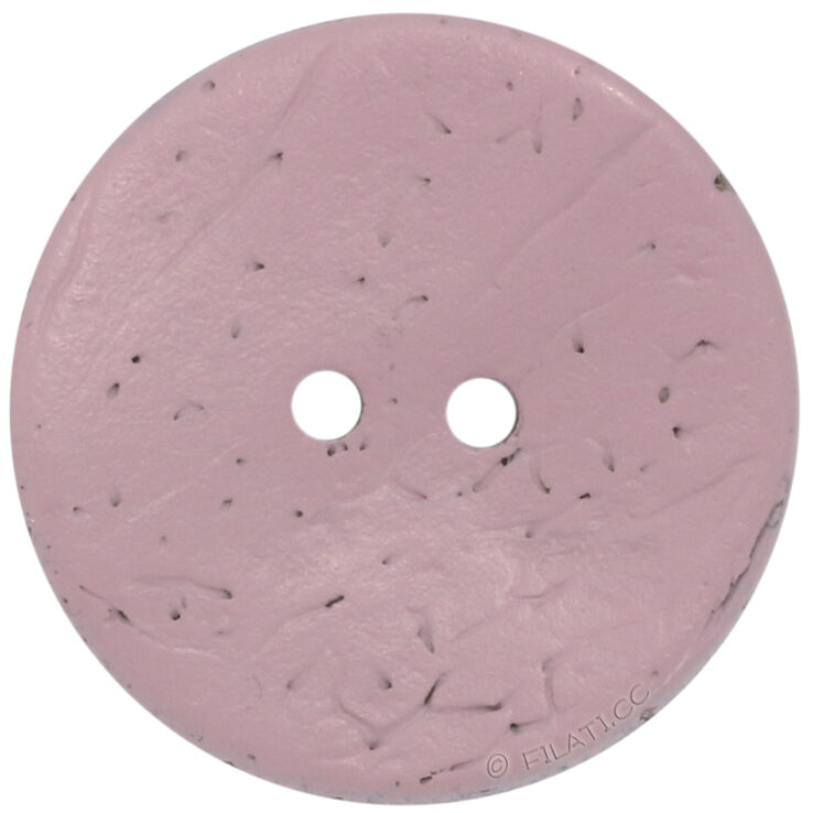 Union Knopf Knoop 2 gaatjes, kokos, 23mm | 046-rose