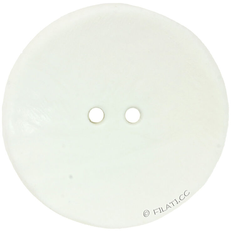 Union Knopf Knop 2-gaats kokosnoot 30mm | 012-wit