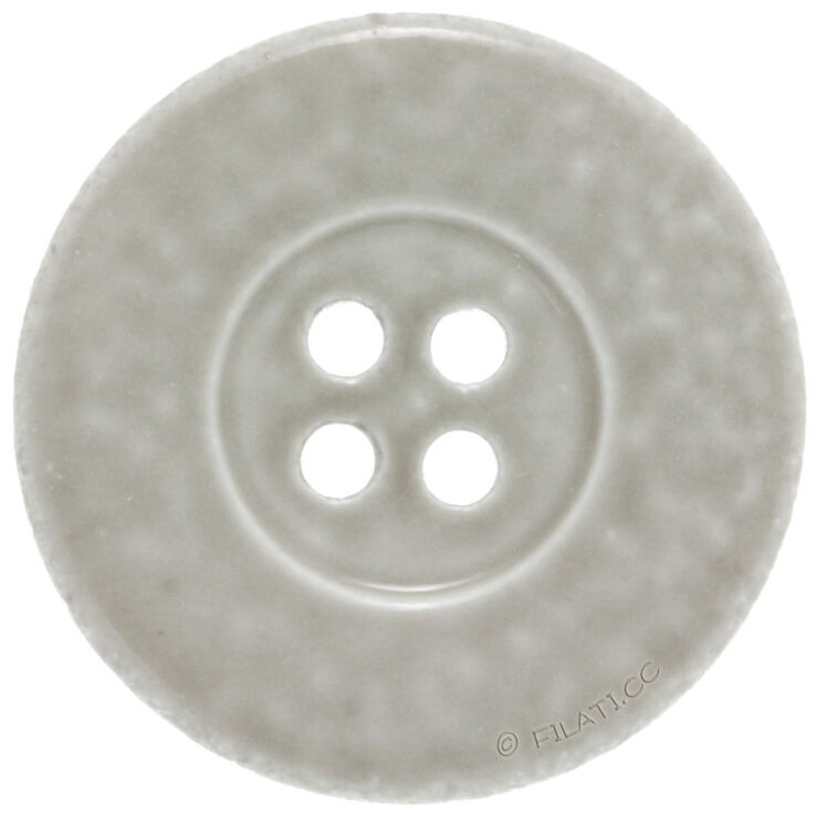 Union Knopf Paarlemoer knoop 4-gaats 23mm | 74-licht grijs