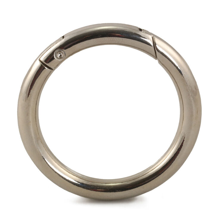 Union Knopf Karabijnhaak 40mm | 082-zilver