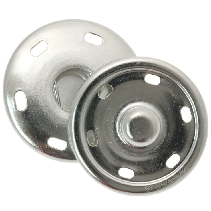 Union Knopf Metalen drukknop 30mm | 82-zilver